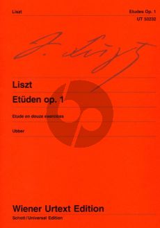 Liszt 12 Studies Op.1 (Etude en douze exercices) (Ubber)