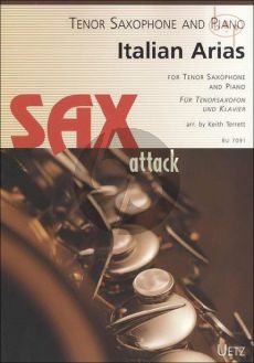 Italian Arias Tenor Saxophone and Piano