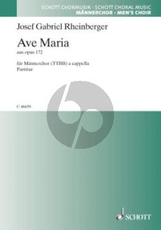 Rheinberger Ave Maria aus Messe B-dur Op. 172 TTBB