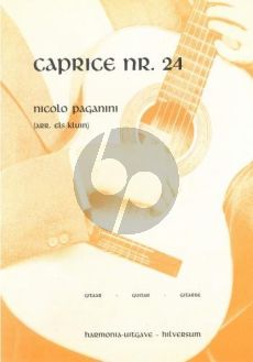 Paganini Caprice No. 24 Gitaar (transcr. Els Kluin)