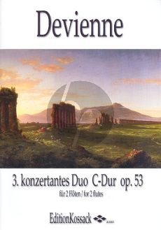 Devienne Konzertantes Duo C-dur Op. 53 Mo. 3 2 Floten (Wolfgang Kossack)