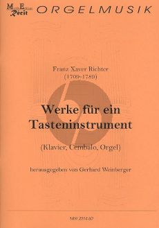 Richter Werke für ein Tasteninstrument (Gerhard Weinberger)