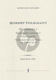 Volkmann Klavierwerke Vol. 1