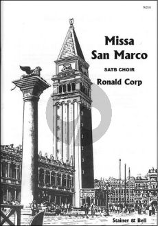 Corp Missa San Marco SATB with opt. Organ