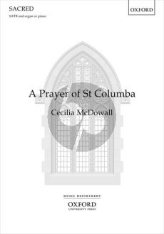 McDowall A Prayer of St Columba SATB and Organ or Piano