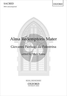 Palestrina Alma Redemptoris Mater SSSA (edited by Mark Keane)