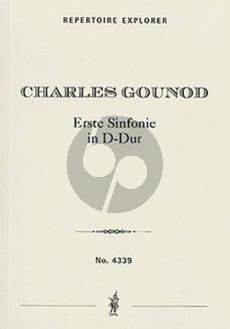 Gounod Symphony No. 1 D-major Study Score