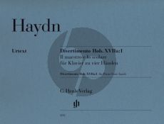 Haydn Divertimento Hob.XVIIa:1 Il Maestro e lo Scolare for Piano 4 Hands (edited by S.Gerlach) (Henle-Urtext)
