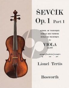 Sevcik School of TechniqueOp.1 Vol.1 Viola (Lionel Tertis)