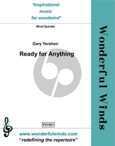 Yershon Ready for Anything Wind Quintet (Fl, Ob.Cl.Hrn and Bsn) Score and Parts (Grade 8 to 9)