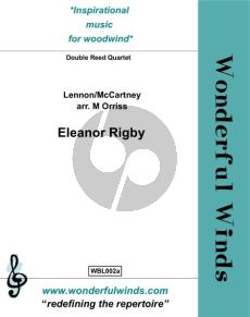 McCartney Eleanor Rigby 3 Oboes and Cor Anglais (Arranged by Mel Oriss) (Grade 6+)