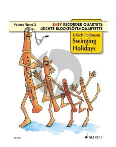 Pollmann Swinging Holidays 4 Recorders (SATB) (Score/Parts)