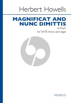 Magnificat and Nunc Dimittis St.Pauls SATB-Organ