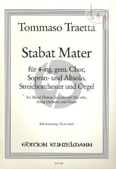 Stabat Mater Sopran- und Altsolo-SATB-Streicher und Orgel