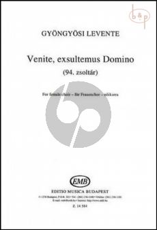 Venite, Exsultemus Domino