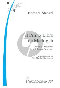 Strozzi Primo Libro de Madrigali 2 Stimmen-Bc