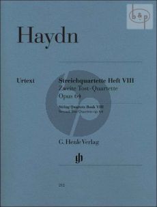 Streichquartette Vol.8 Op.64 (Stimmen) (edited by Kirkendale-Saslav-Feder)