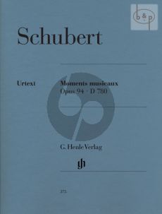 Moments Musicaux Op .94 (D.780) for Piano Solo