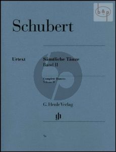 Schubert Samtliche Tanze Vol.2 fur Klavier (Paul Mies (Herausgeber) Hans-Martin Theopold (Fingersatz)) (Henle-Urtext)