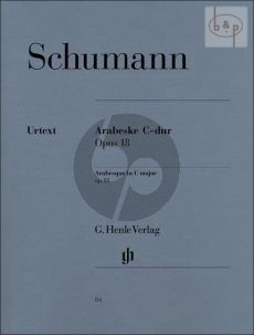 Schumann Arabeske C-dur Op. 18 Klavier (Ernst Herttrich) (Henle-Urtext)