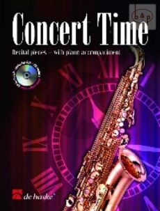 Concert Time for Alto Saxophone and Piano Book with Cd - Play-Along and Demo