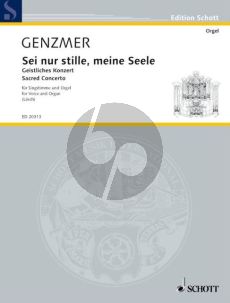 Genzmer Sei nur stille, meine Seele (Sacred Concerto) GeWV 84 Mezzo-Sopr. [Bar.] und Orgel (Franz Lorch) (deutsch)