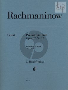 Prelude G-sharp minor Op.32 No.12 Piano (edited by Dominik Rahmer)