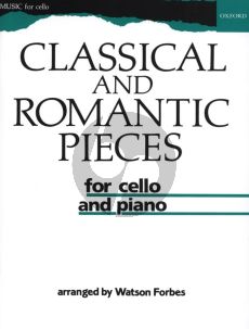 Album Classical and Romantic Pieces for Violoncello and Piano (edited by Watson Forbes)