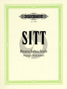 Sitt Praktische Bratschenschule / Practical Viola School (Herausgeber Carl Herrmann)