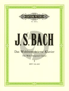 Bach Wohltemperiertes Klavier Vol. 1 BWV 846 - 869