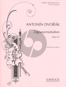 Dvorak Zigeunermelodien op.55 (Alto/Baritone) (germ./engl./czech.) (Simrock)