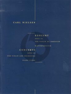 Nielsen Concerto Op.33 Violin and Orchestra (Piano reduction)