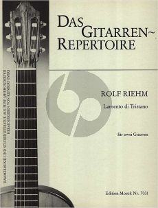 Riehm Lamento di Tristano 2 Gitarren