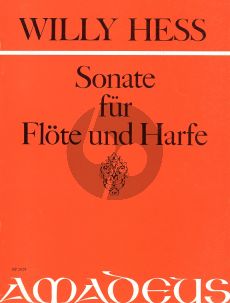 Hess Sonate Op.129 Flote und Harfe