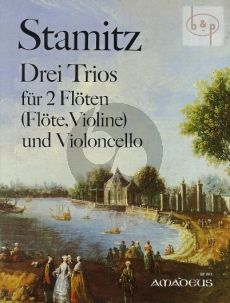 3 Trios (2 Flutes[Fl./Vi.]-Violoncello)