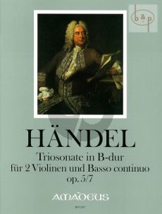 Triosonate B-Dur Op.5 No.7 HWV 402