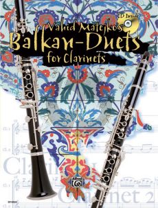 Matejko Balkan Duets for 2 Clarinets Book with Cd