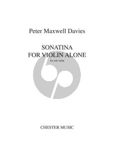 Maxwell Davies Sonatina Violin alone