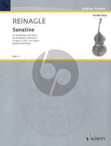 Reinagle Sonatine G-major (Double Bass-Piano) (Mohrs/Schlichting)