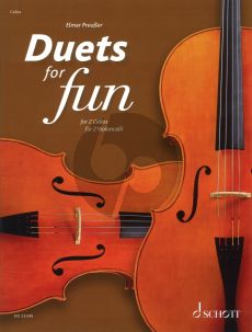 Duets for Fun for 2 Cellos (Edited by Elmar Preusser) (Easy to Intermediate)