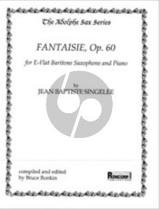 Singelee Fantasie Op.60 for Baritone Saxophone and Piano