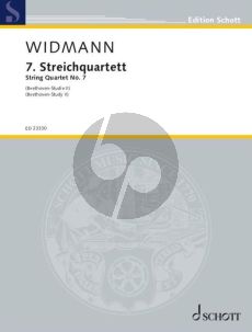 Widmann String Quartet No. 7 Score/Parts (Beethoven Study II) (2019)