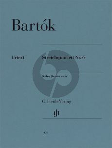 Bartok String Quartet No. 6 Parts (edited by Laszlo Somfai and Zsombor Németh)