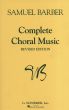 Barber Complete Choral Music SATB