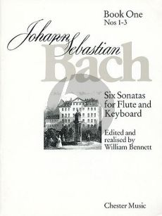 Bach 6 Sonatas Vol.1 (No.1 - 3) (Flute-Bc ) (Edited by William Bennett)