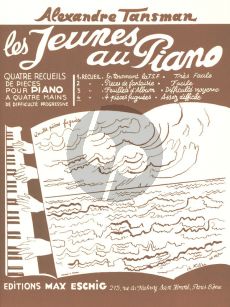 Tansman Les Jeunes au Piano Vol.4 4 Pieces Fugues pour Piano 4 Mains (Late Intermediate Level)