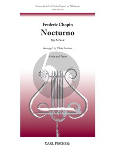 Chopin Nocturne Op.9 No.2 for Violin and Piano (Arranged by Pablo Sarasate)