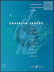 Unbeaten Tracks for Alto Saxophone and Piano (edited by Andy Hampton) (grade 4 - 7)