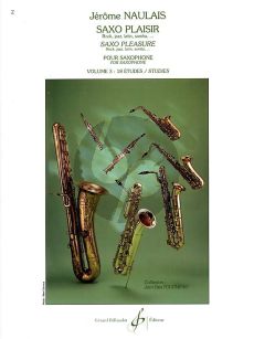 Naulais Saxo Plaisir Vol.3 18 Etudes (Gr.7 - 8)