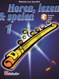 Kastelein Broers Horen, Lezen & Spelen Vol.1 Methode Dwarsfluit Boek met Audio Online